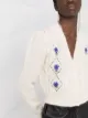Alessandra Rich floral-embroidered wool cardigan