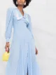 Alessandra Rich polka dot silk dress