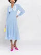 Image 2 of Alessandra Rich polka dot silk dress