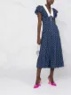 Image 2 of Alessandra Rich polka dot-print midi dress