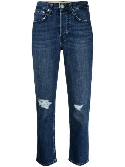 rag & bone Maya high-rise cropped jeans 