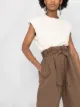 Lemaire belted cropped trousers