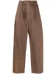 Image 1 of Lemaire belted cropped trousers