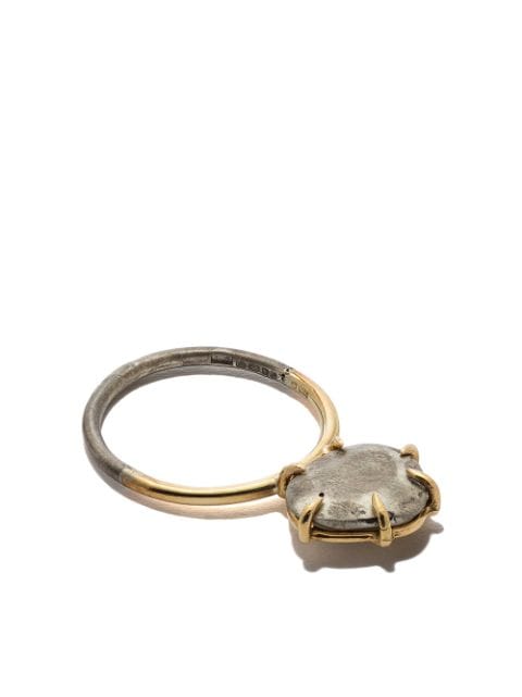 DALILA BARKACHE anillo de dos tonos en oro amarillo de 18kt