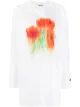 Image 1 of Kenzo floral-print sweatshirt dress