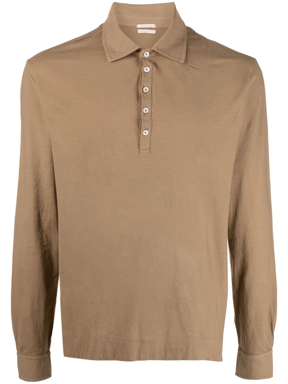 Massimo Alba Men's Linen Pique Long-sleeve Polo Shirt In Neutrals