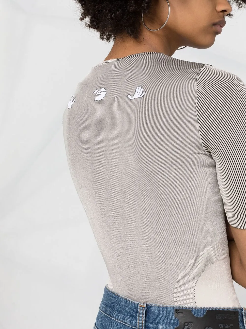 фото Off-white футболка с логотипом