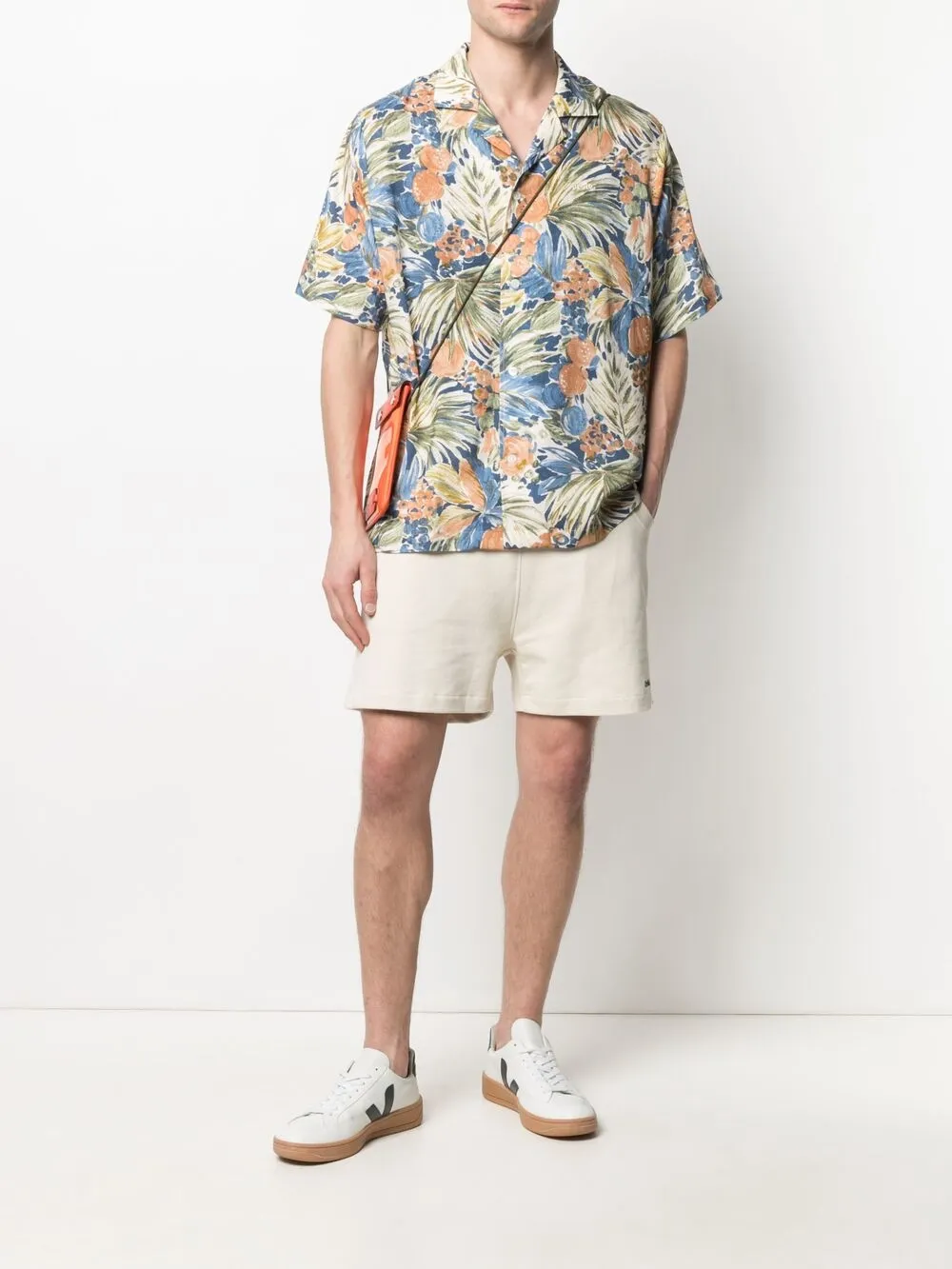 фото Drôle de monsieur спортивные шорты с вышитым логотипом