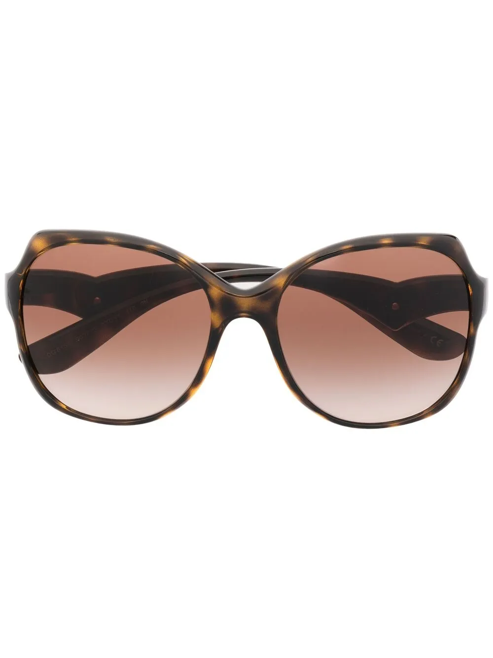 Dolce & Gabbana Cuore Tortoiseshell Sunglasses In Brown