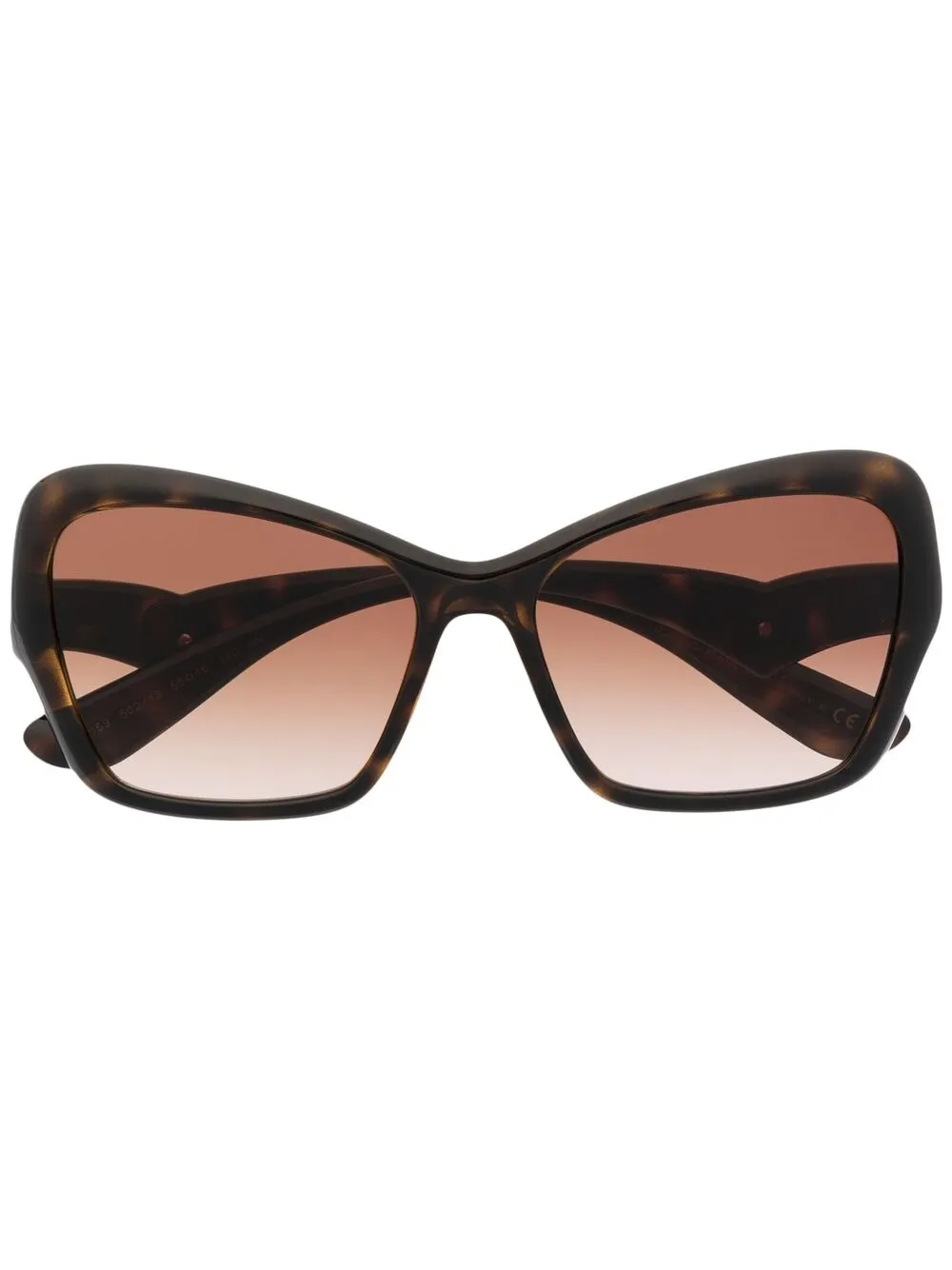 Dolce & Gabbana Eyewear солнцезащитные очки в оправе бабочка