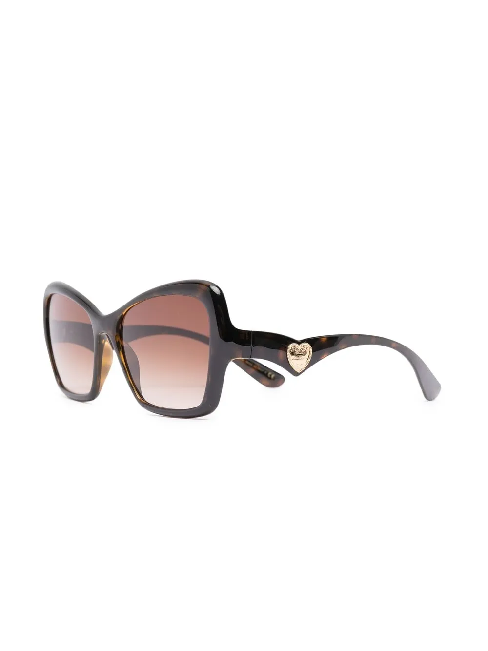 фото Dolce & gabbana eyewear солнцезащитные очки в оправе 'бабочка'