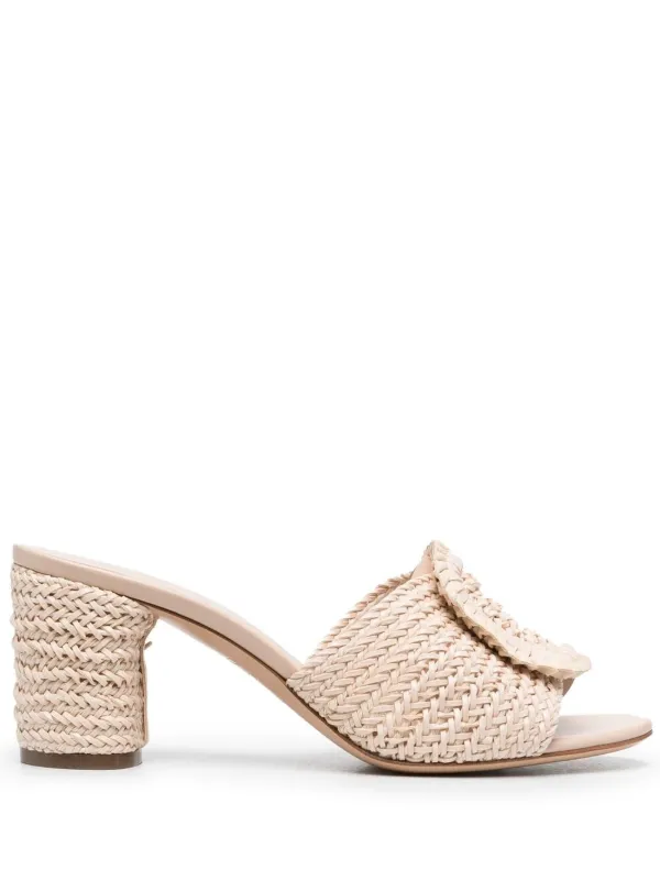 woven mule sandals