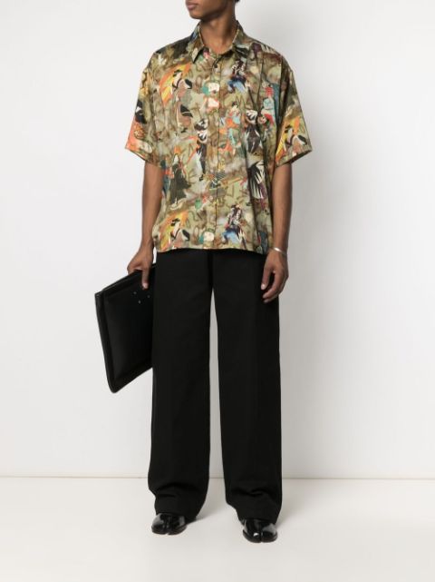 martine rose hawaiian shirt