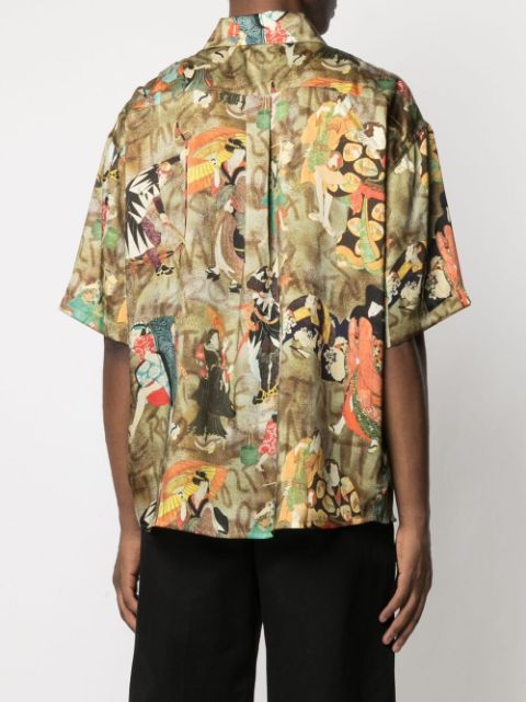 martine rose hawaiian shirt