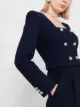 Alessandra Rich double-breasted cropped jacket