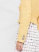 Alessandra Rich square neck tweed jacket
