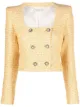 Image 1 of Alessandra Rich square neck tweed jacket