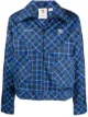 Image 1 of adidas check print sports jacket