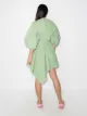 Marques'Almeida asymmetric balloon-sleeves dress