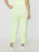 Pleats Please Issey Miyake slim-cut ribbed trousers