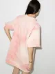 Marques'Almeida robe en coton biologique à imprimé tie dye