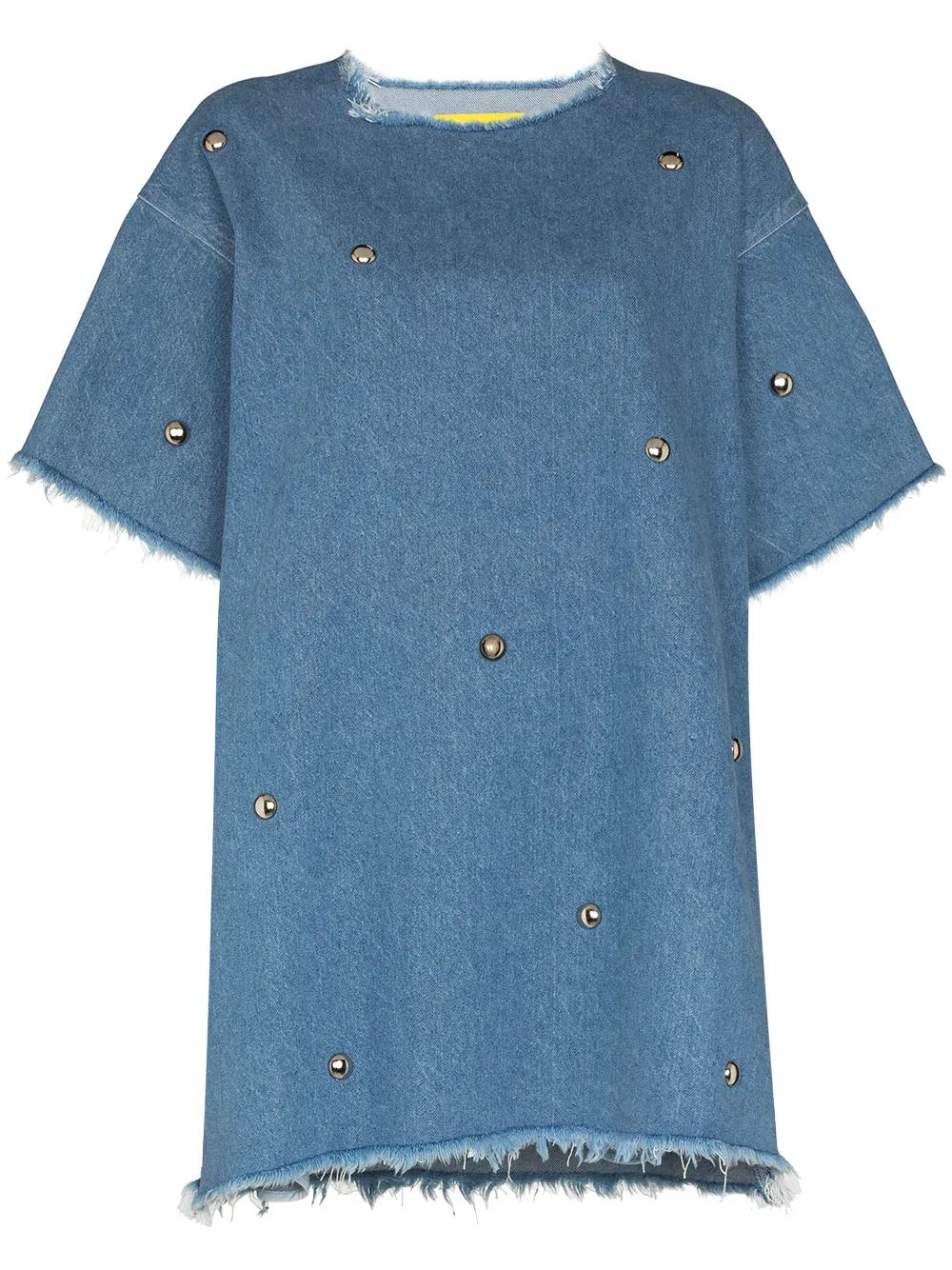 Image 1 of Marques'Almeida studded denim minidress