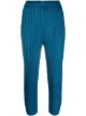 Image 1 of Pleats Please Issey Miyake tapered crop-plissé trousers