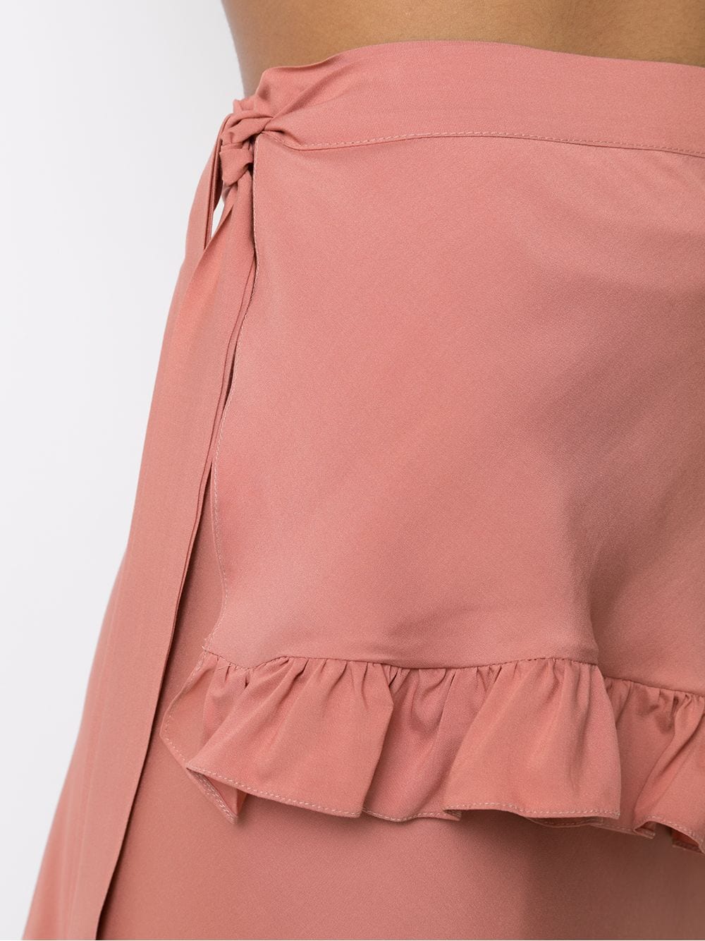 Shop Clube Bossa Feine Ruffled Skirt In 中性色