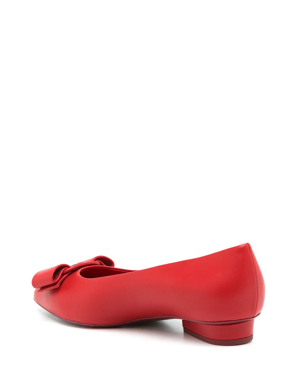 Ferragamo Viva ballerina shoes Red