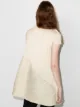 Pleats Please Issey Miyake asymmetric pleated tunic