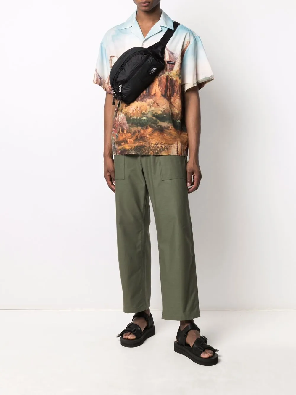 фото The north face поясная сумка с нашивкой-логотипом