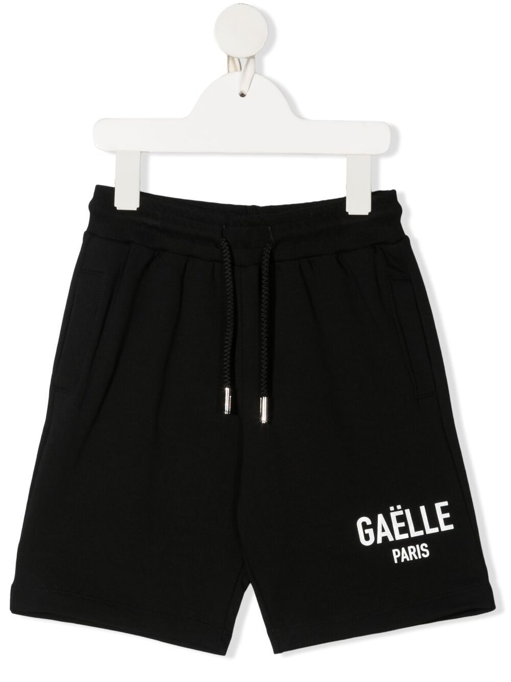 Gaelle Paris Kids' Logo-print Shorts In Black
