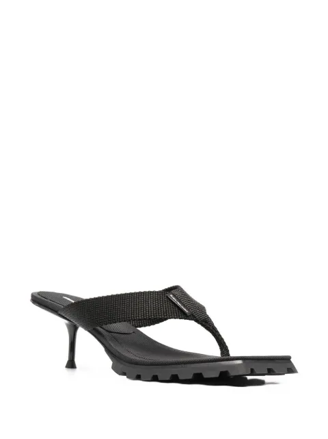 alexander wang jessie lug sole thong sandals