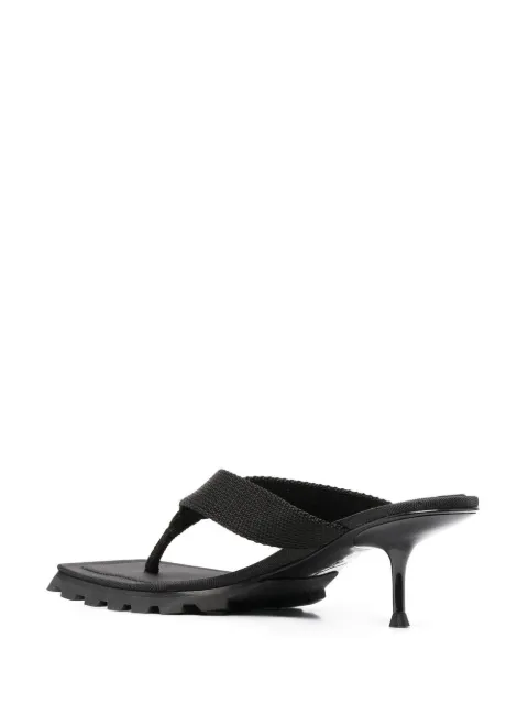 alexander wang jessie lug sole thong sandals