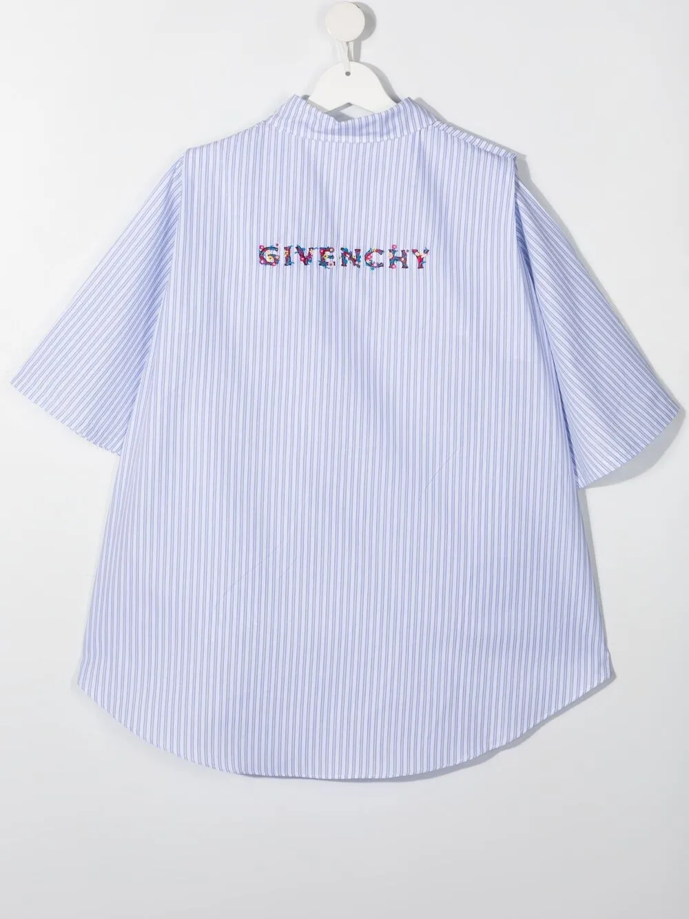 фото Givenchy kids рубашка с вышитым логотипом