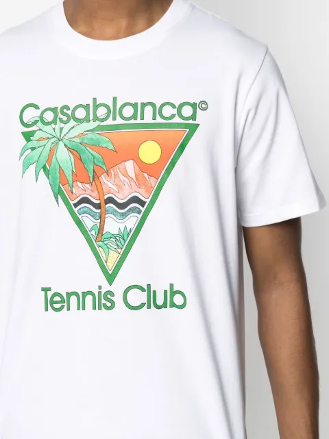 casablanca tennis club t shirt