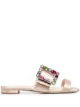 Image 1 of Manolo Blahnik Versa flat satin sandals