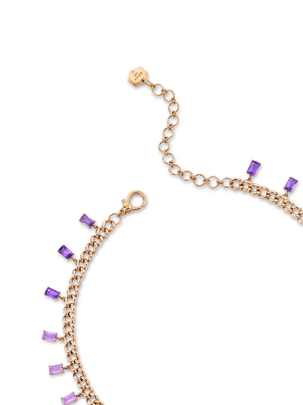 SHAY 18kt roségouden choker