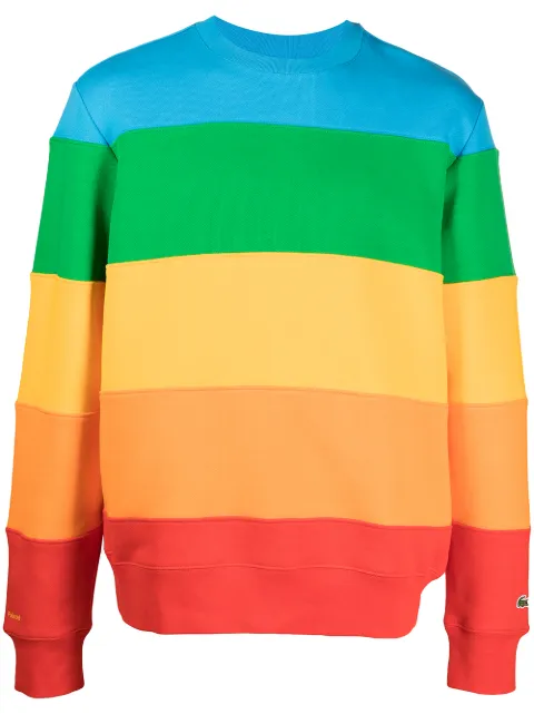 lacoste rainbow sweater