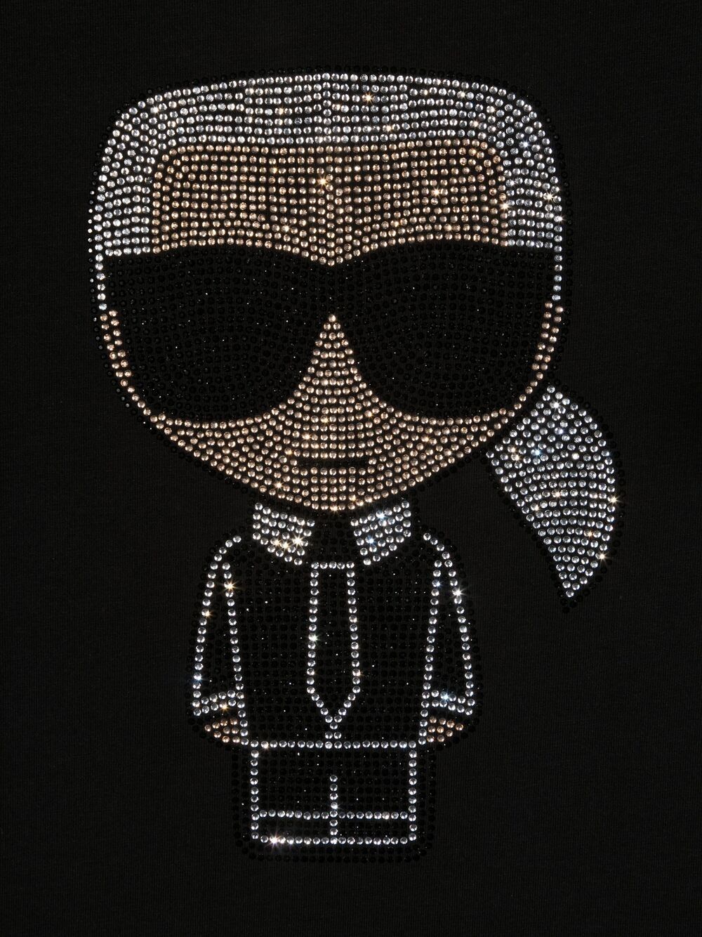 фото Karl lagerfeld kids футболка karl со стразами