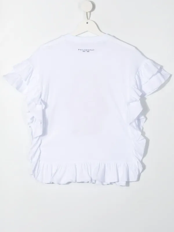 Philosophy Di Lorenzo Serafini Kids ロゴ ラッフル ブラウス 通販