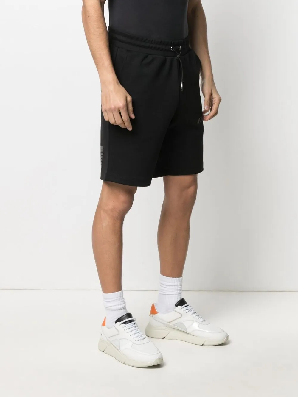 фото Ea7 emporio armani спортивные шорты с логотипом