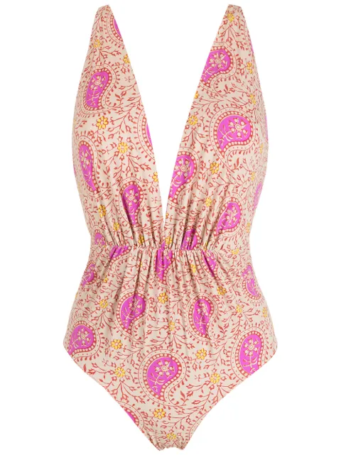 Clube Bossa shorts de playa con estampado de cachemira