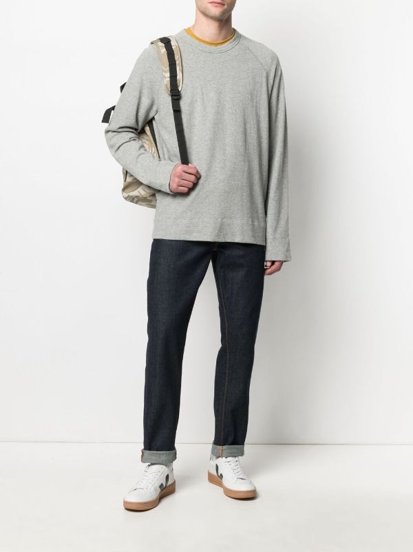 James Perse Vintage Cotton Raglan Sweatshirt Farfetch