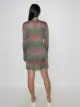Marques'Almeida Janis striped knitted minidress