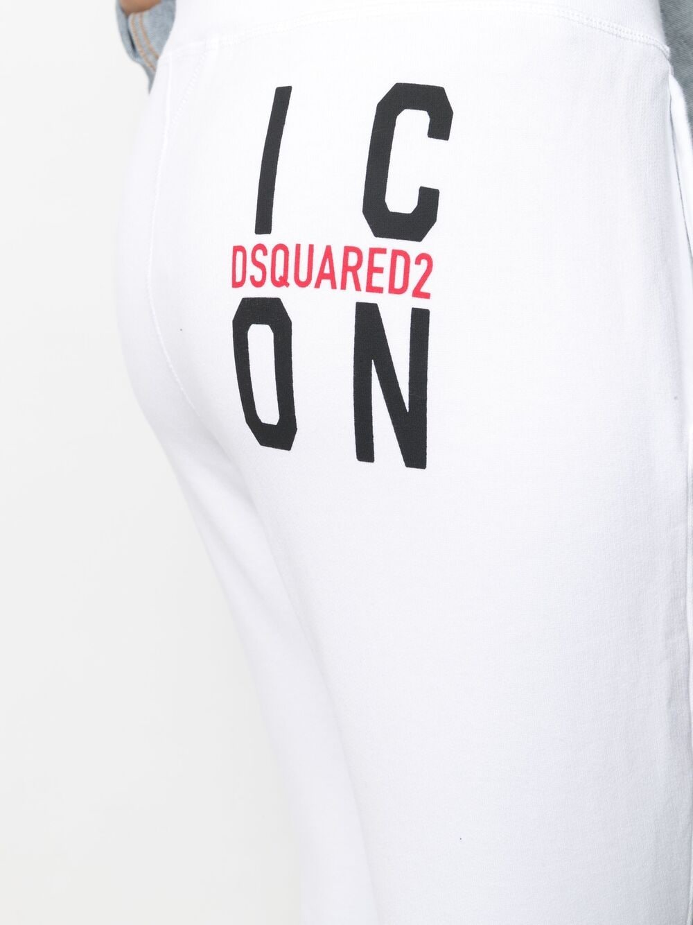 Shop Dsquared2 Icon-print Track Pants In White