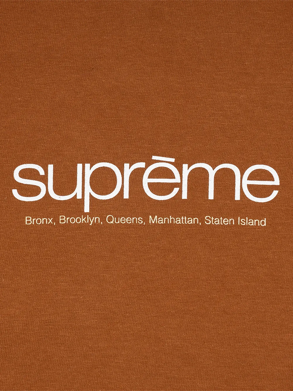 фото Supreme футболка с принтом five boroughs
