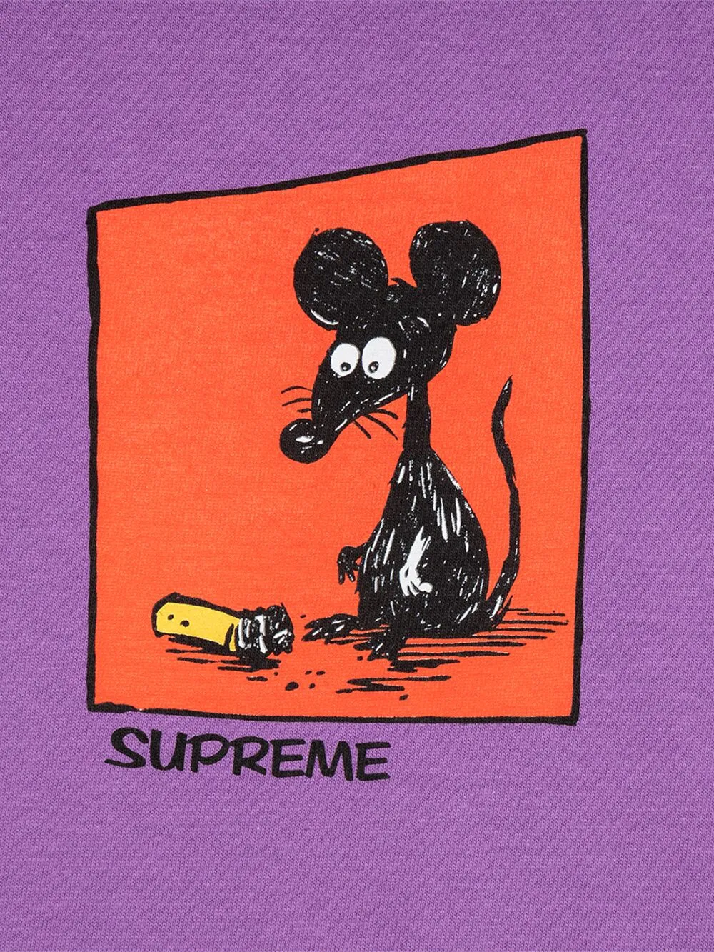 Supreme mouse-print Cotton T-shirt - Farfetch