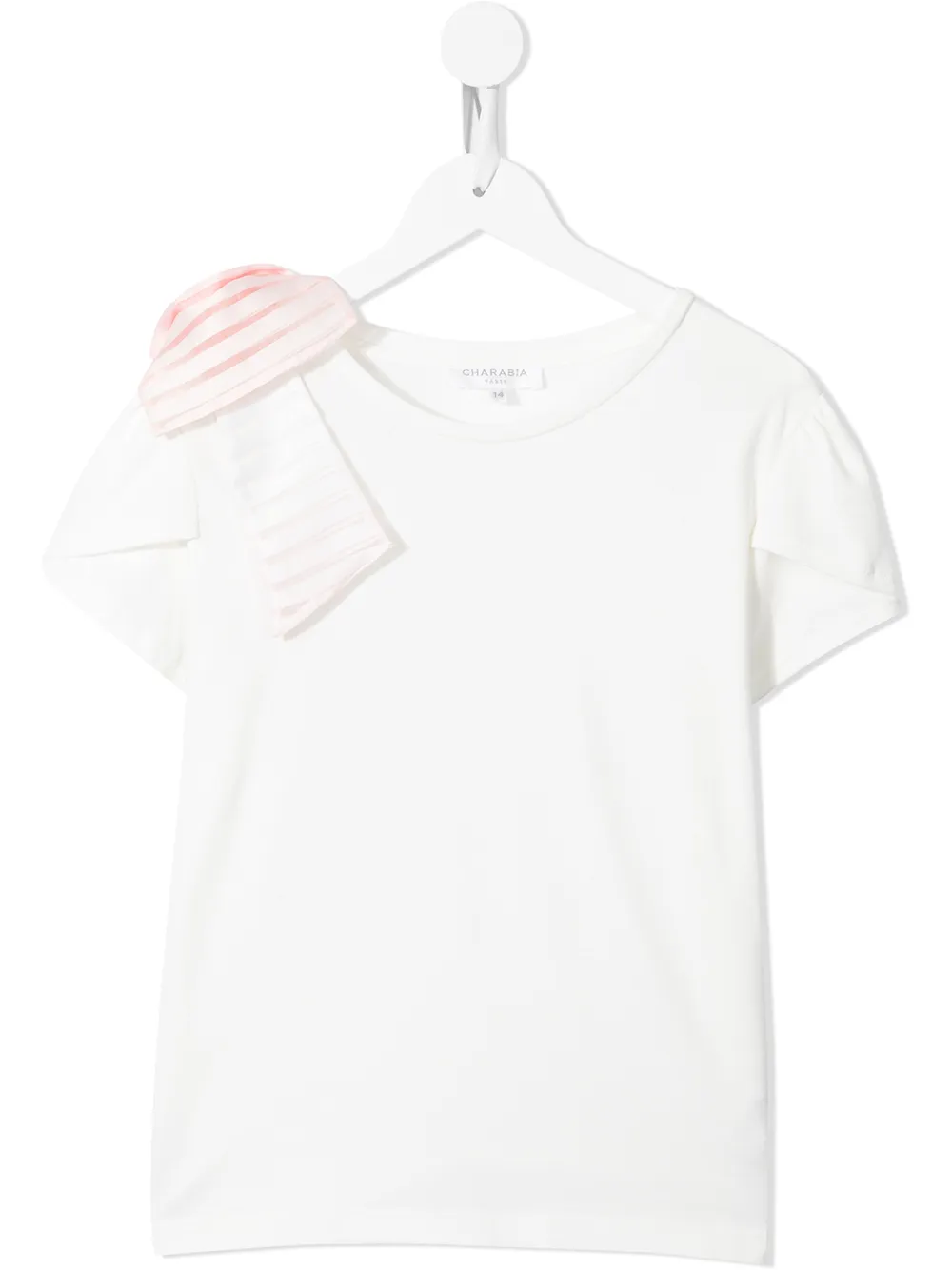 Charabia футболка с бантом