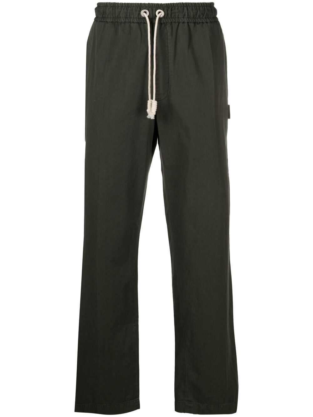 PALM ANGELS SIDE-STRAP DRAWSTRING TROUSERS